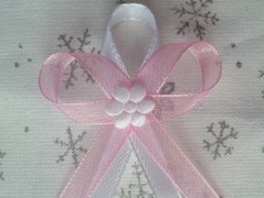 Světle fialové svatební vývazky