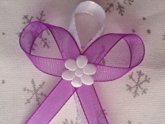 Světle fialové svatební vývazky