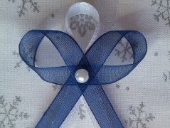 Světle fialové svatební vývazky