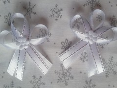 Světle fialové svatební vývazky