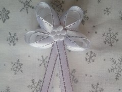 Světle fialové svatební vývazky