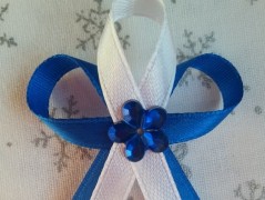 Světle fialové svatební vývazky