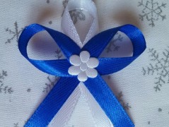 Světle fialové svatební vývazky