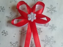 Světle fialové svatební vývazky