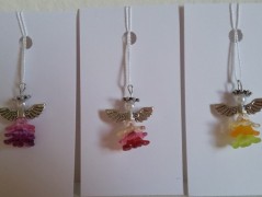 Světle fialové svatební vývazky