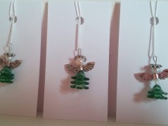 Světle fialové svatební vývazky