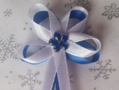 Světle fialové svatební vývazky