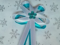 Světle fialové svatební vývazky