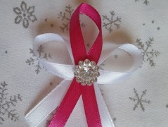 Světle fialové svatební vývazky