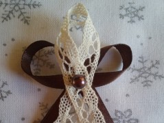 Světle fialové svatební vývazky