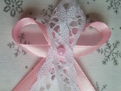 Světle fialové svatební vývazky