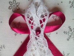 Světle fialové svatební vývazky