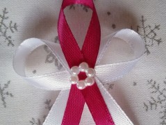 Světle fialové svatební vývazky