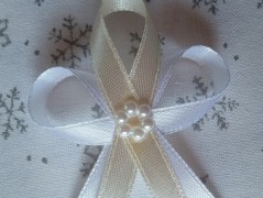 Světle fialové svatební vývazky