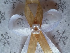 Světle fialové svatební vývazky