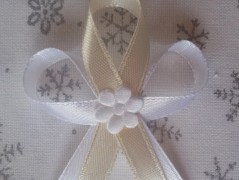 Světle fialové svatební vývazky