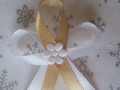 Světle fialové svatební vývazky