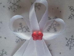 Světle fialové svatební vývazky