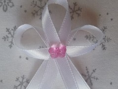 Světle fialové svatební vývazky