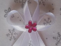 Světle fialové svatební vývazky