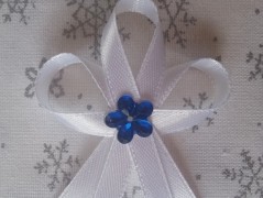 Světle fialové svatební vývazky