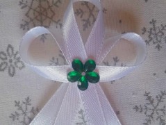 Světle fialové svatební vývazky