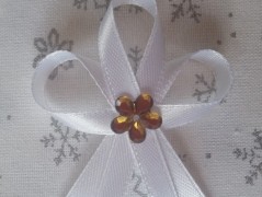 Světle fialové svatební vývazky