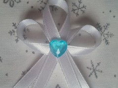 Světle fialové svatební vývazky