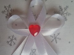 Světle fialové svatební vývazky