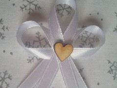 Světle fialové svatební vývazky