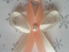 Světle fialové svatební vývazky