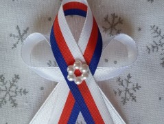 Světle fialové svatební vývazky