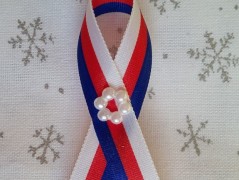 Světle fialové svatební vývazky