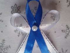 Světle fialové svatební vývazky