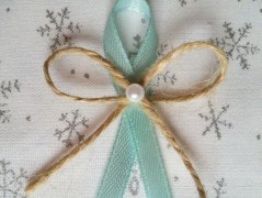 Světle fialové svatební vývazky