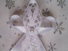 Světle fialové svatební vývazky