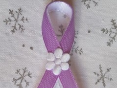 Světle fialové svatební vývazky