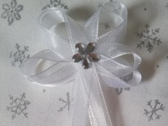 Světle fialové svatební vývazky