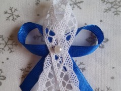 Světle fialové svatební vývazky