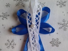 Světle fialové svatební vývazky