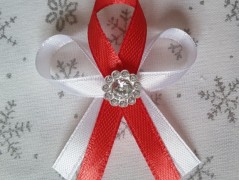 Světle fialové svatební vývazky