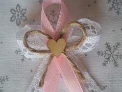 Světle fialové svatební vývazky