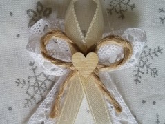 Světle fialové svatební vývazky