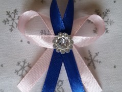 Světle fialové svatební vývazky