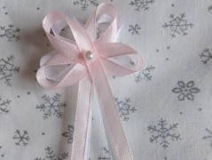 Světle fialové svatební vývazky