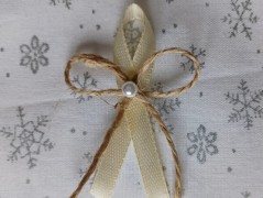 Světle fialové svatební vývazky