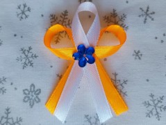 Světle fialové svatební vývazky