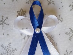 Světle fialové svatební vývazky