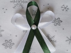 Světle fialové svatební vývazky