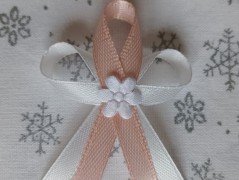 Světle fialové svatební vývazky